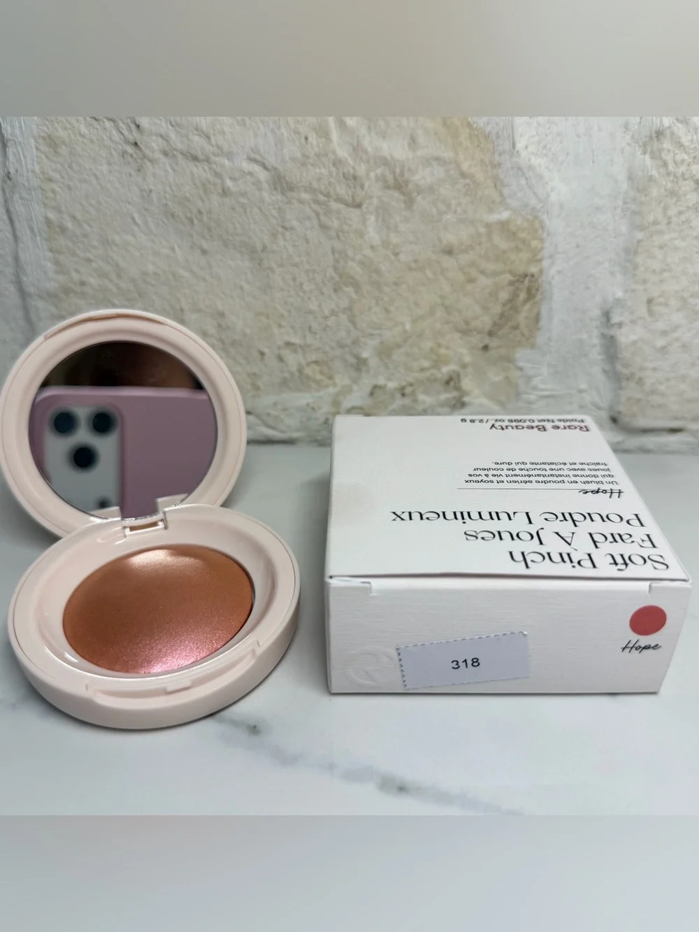 ⭐ RARE BEAUTY SOFT PINCH LUMINOUS POWDER BLUSH ⭐ Shade: Hope 2.8g
